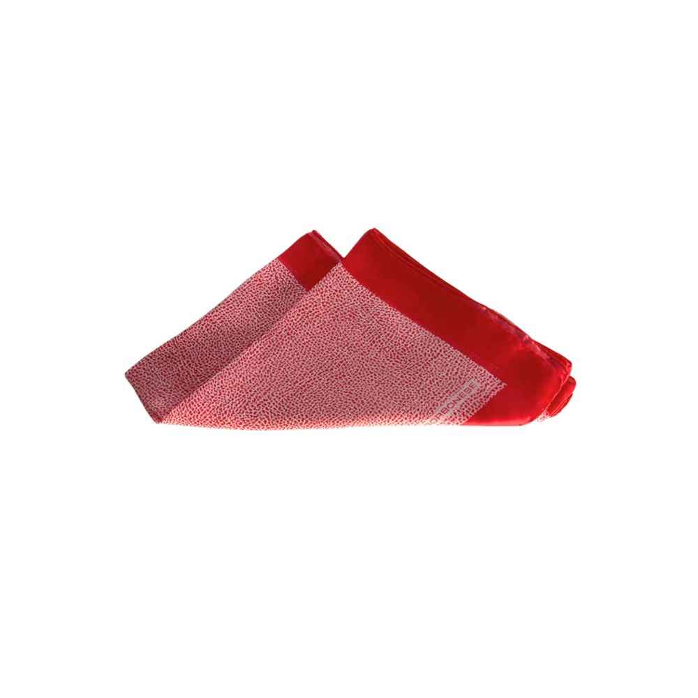 Borbonese Red Silk Women Scarf