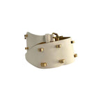 Borbonese White Genuine Leather Women Belt