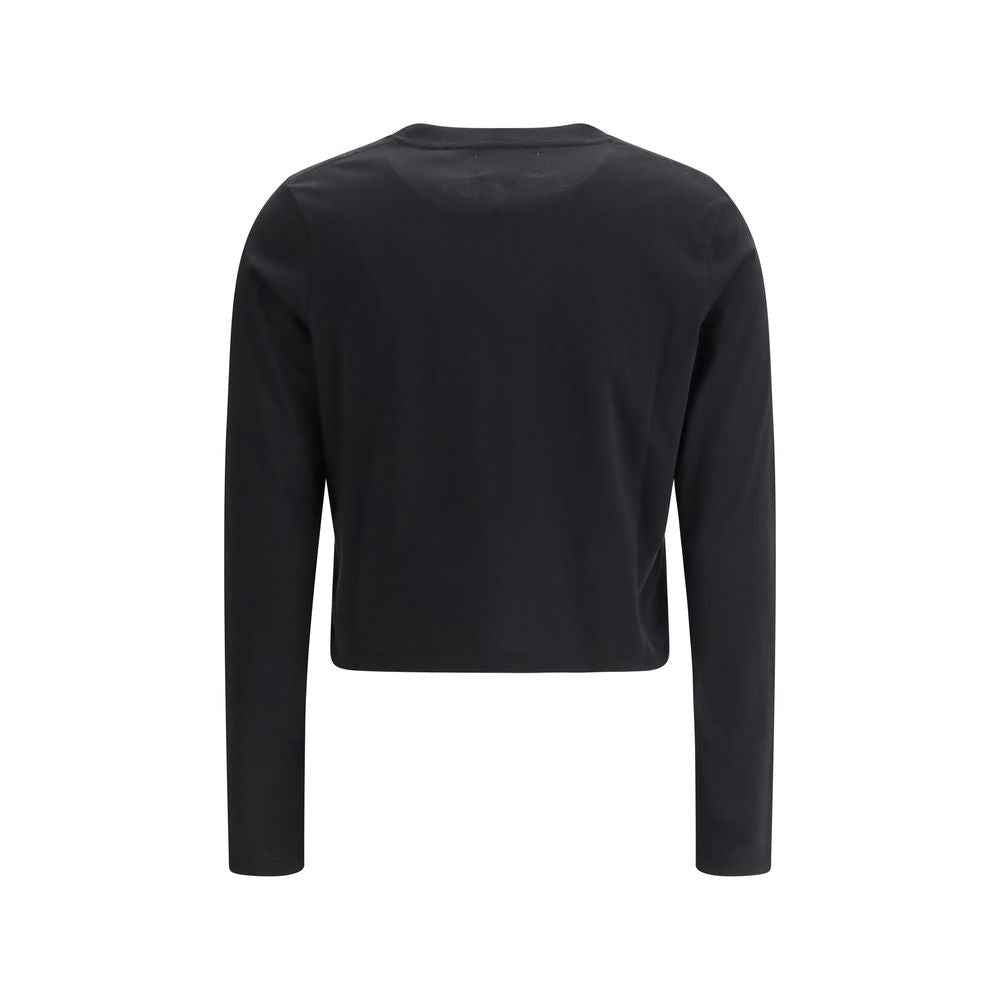 Loulou De Saison Black Cotton Long Sleeve T-Shirt