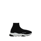 Balenciaga Black Polyester Athletic Sneakers