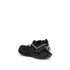 Balenciaga Black Polyethylene Athletic Sneakers