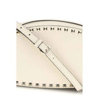 Valentino Garavani Beige Calf Leather Bos Taurus Shoulder Bag