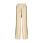 Loulou De Saison Cream Viscose Casual Pants