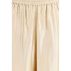 Loulou De Saison Cream Viscose Casual Pants