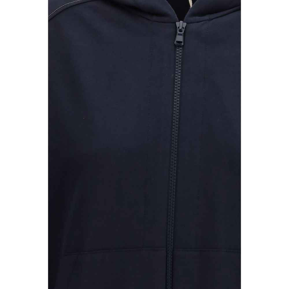 Brunello Cucinelli Blue Cotton Sweatshirt