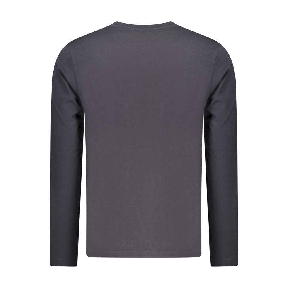 Coveri Moving Blue Cotton Men T-Shirt