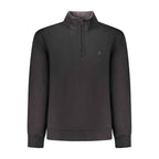 Coveri Moving Black Cotton Men Sweatshirt