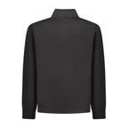 Coveri Moving Black Cotton Men Sweatshirt