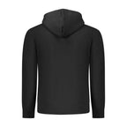 Coveri Moving Black Cotton Men's Hooded Sweatshirt