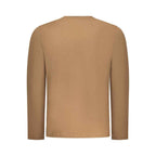Coveri Moving Brown Cotton T-Shirt