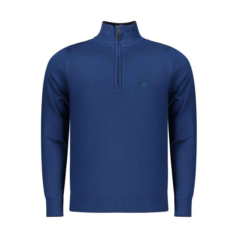 Coveri Moving Blue Viscose Men Sweater