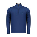 Coveri Moving Blue Viscose Men Sweater