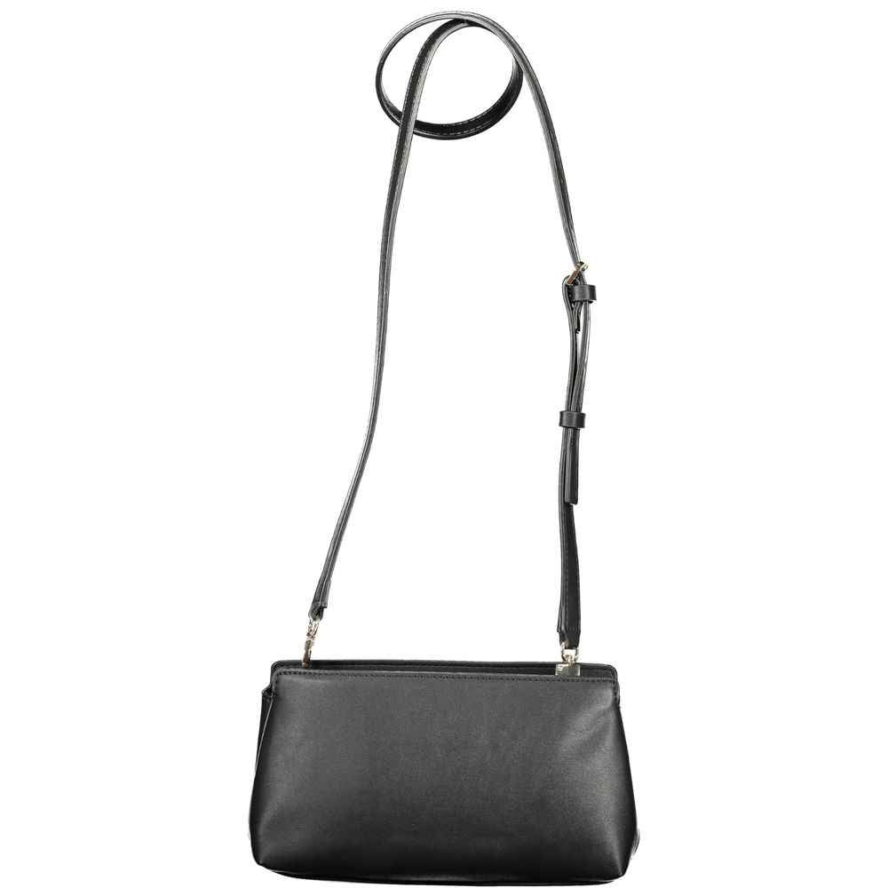 Guess Jeans Nero Poliuretano Female Shoulder Bag