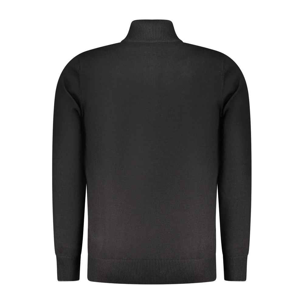Coveri Moving Black Viscose Men's Sweater