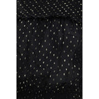 Self-Portrait Black Viscose Blouse