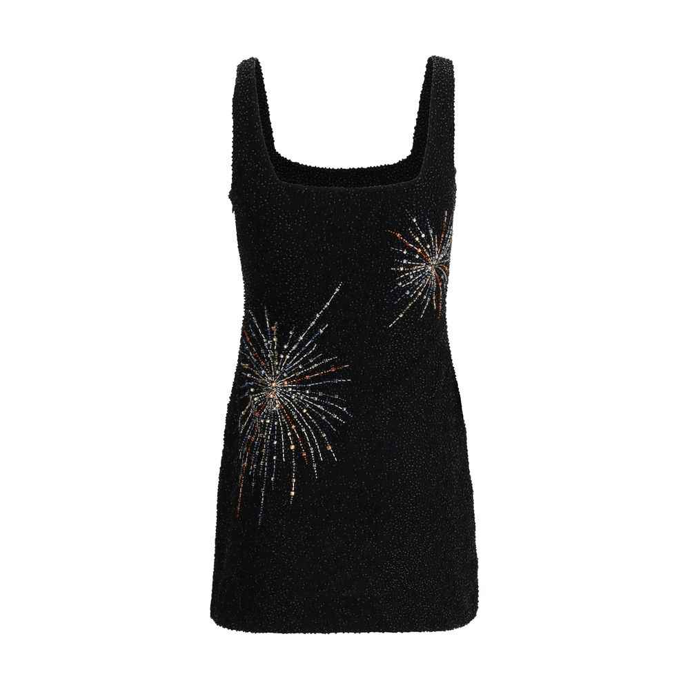 Staud Black Nylon Casual Dress