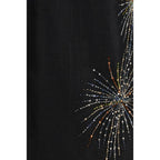 Staud Black Polyester Casual Dress