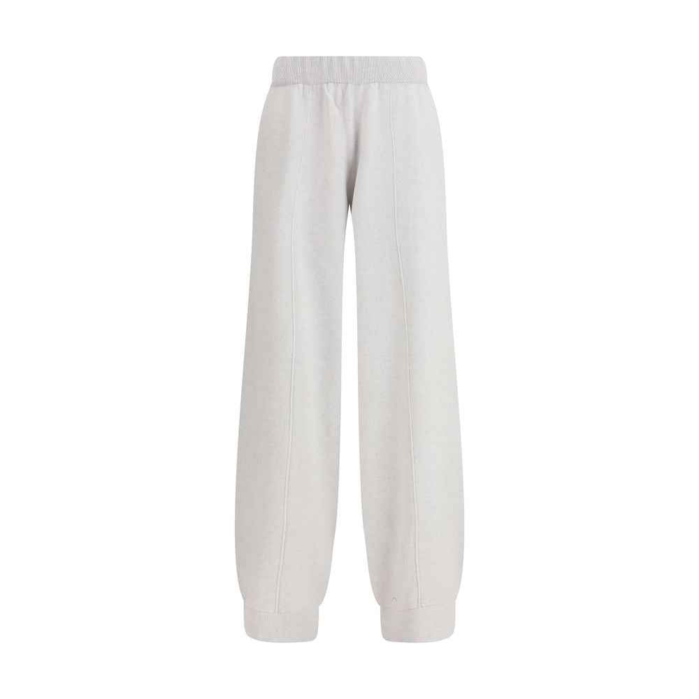 Fabiana Filippi Gray Fleece Wool Casual Pants