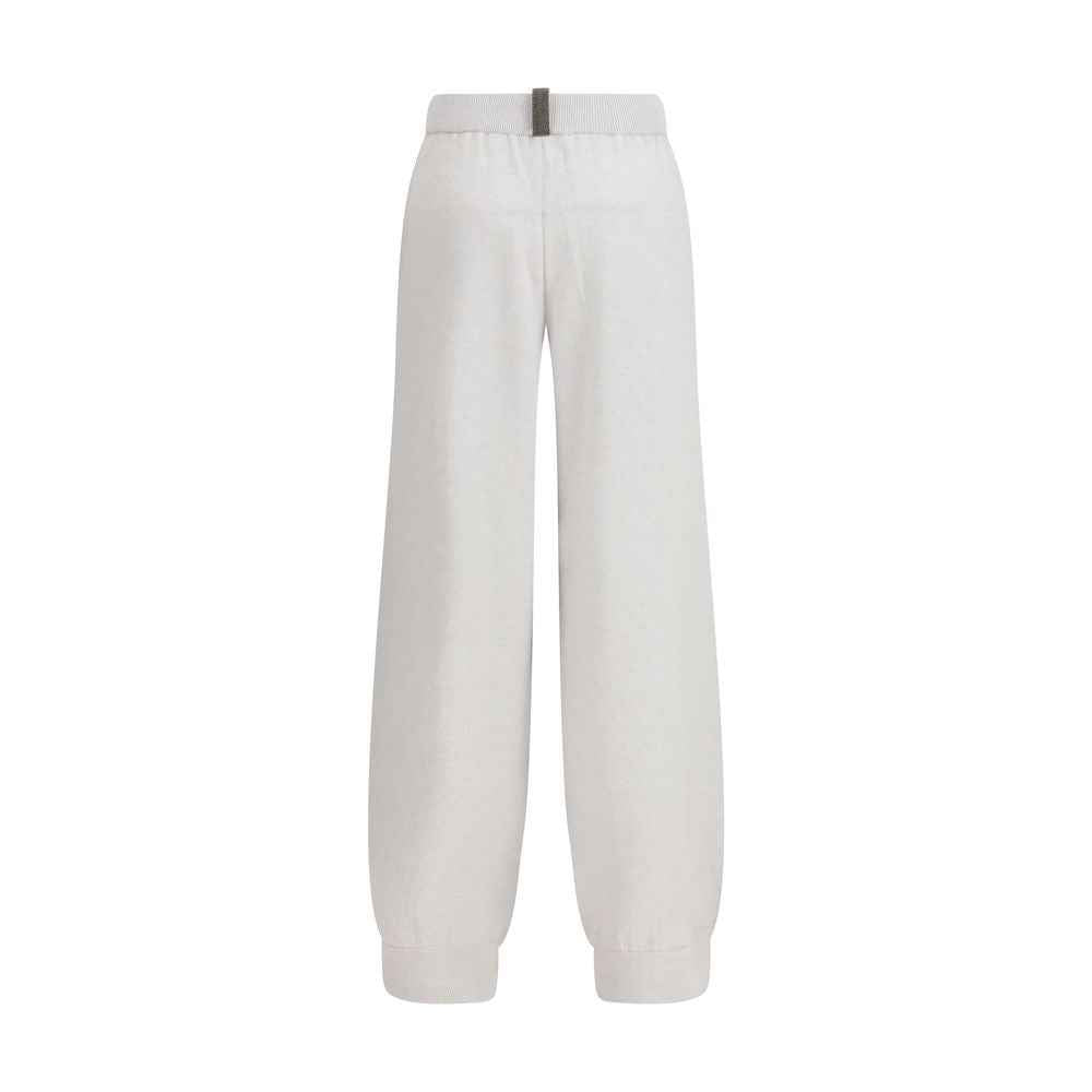 Fabiana Filippi Gray Fleece Wool Casual Pants