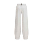 Fabiana Filippi Gray Fleece Wool Casual Pants