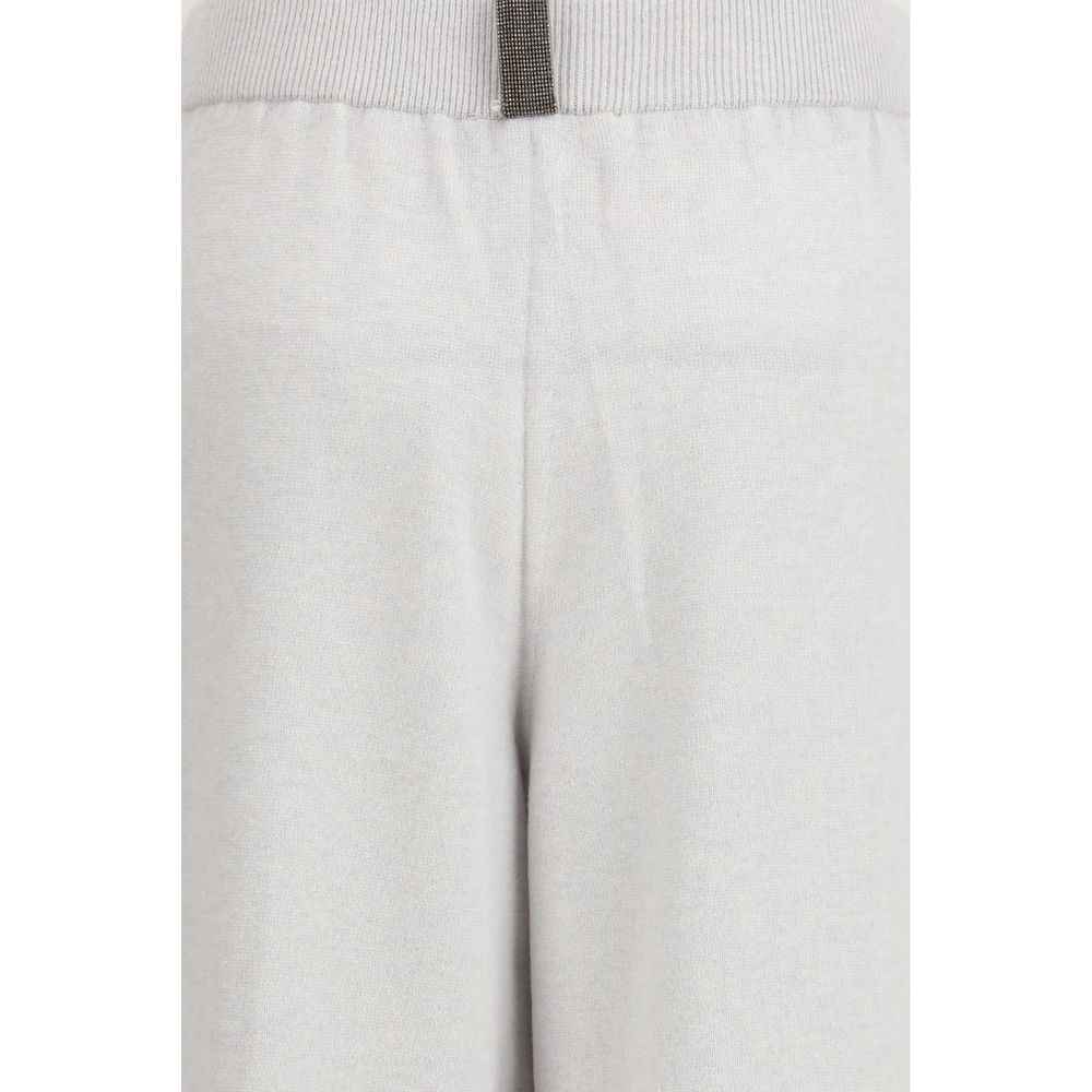 Fabiana Filippi Gray Fleece Wool Casual Pants