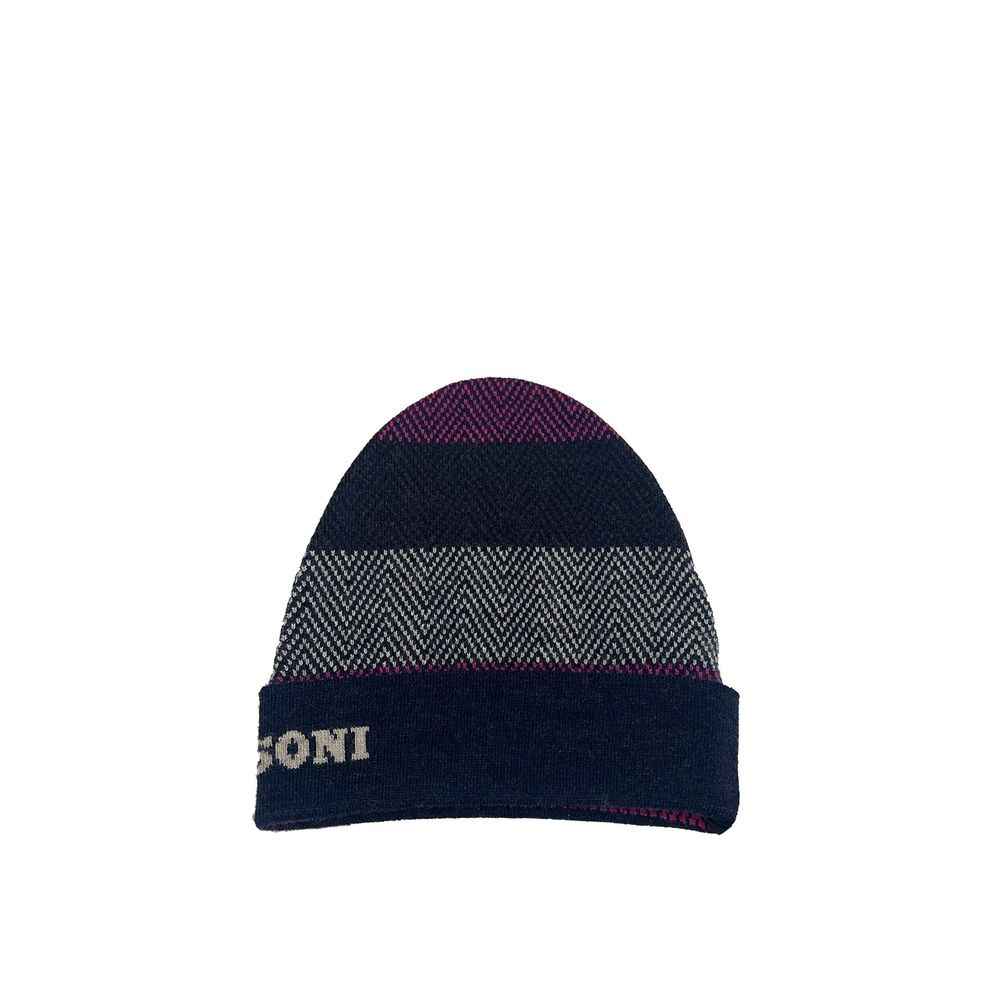 Missoni Blue Wool Beanie