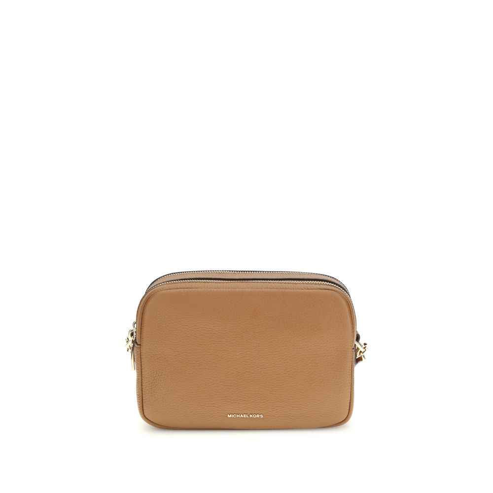 Michael Kors Brown Calf Leather Bos Taurus Shoulder Bag