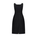 Magda Butrym Black Cotton Casual Dress