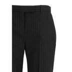 Alexander McQueen Black Wool Dress Pants