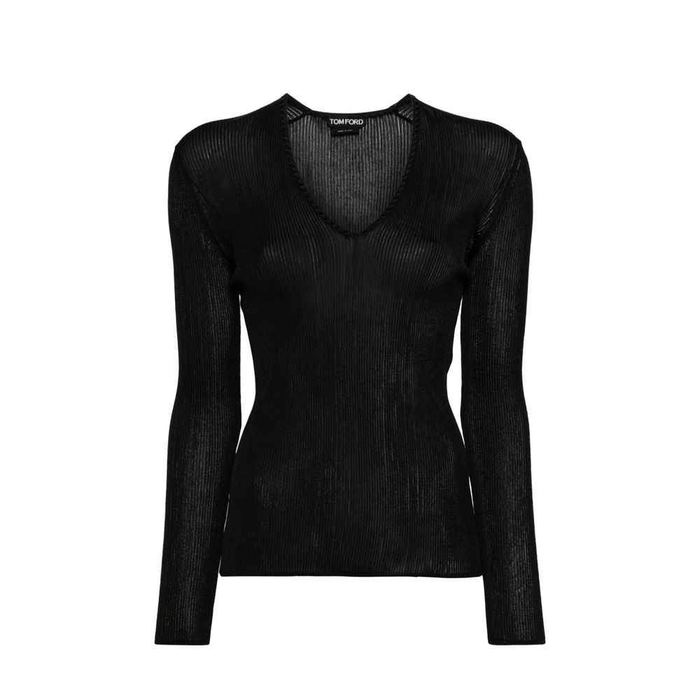 Tom Ford Black Polyamide Tank Tops
