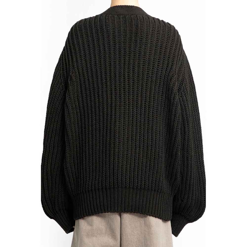 Lemaire Brown Cotton Cardigan