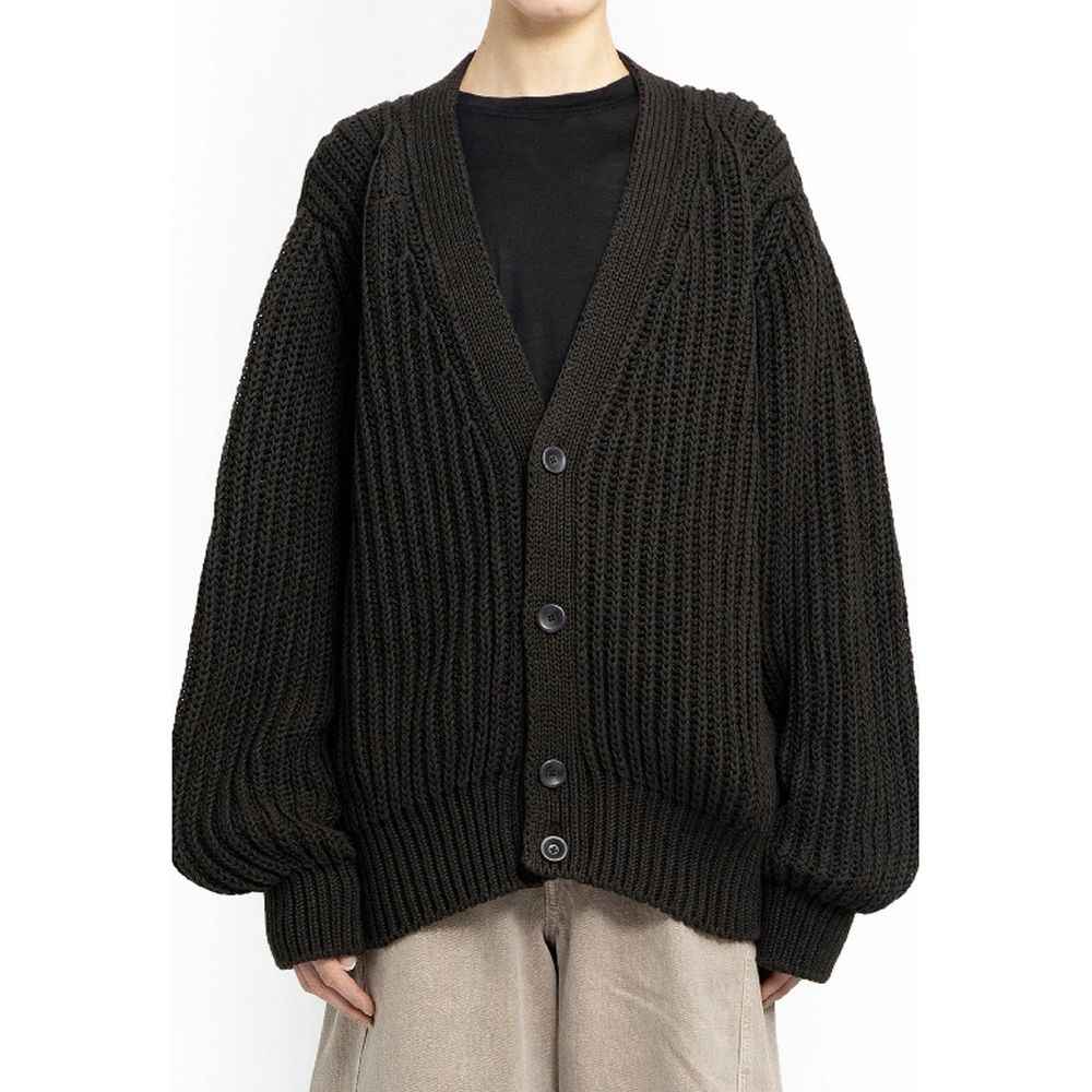 Lemaire Brown Cotton Cardigan