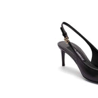 Dolce & Gabbana Black Calfskin High Heel Pumps