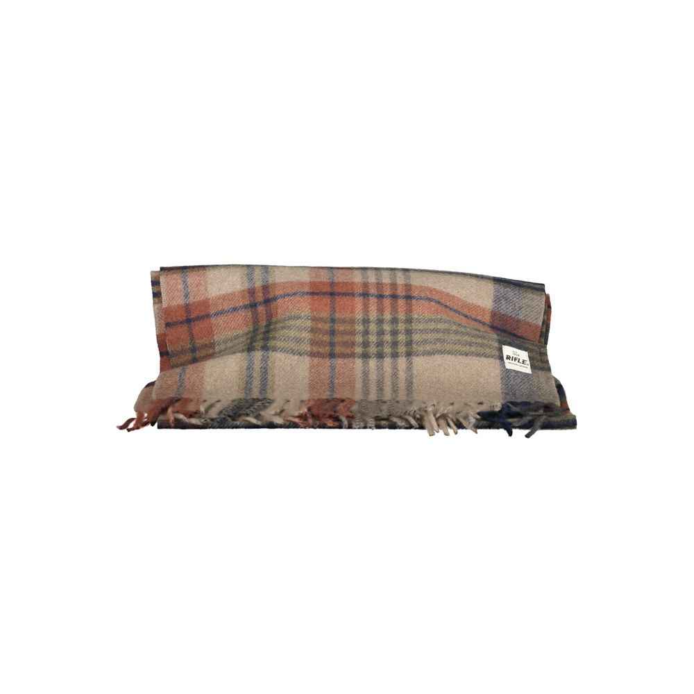 Rifle Marrone Polyester Men Scarf