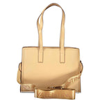Mario Valentino Beige Polyurethane Women Handbag