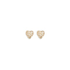 Self-Portrait Gold Brass Earrings