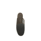 Brunello Cucinelli Gray Calf Leather Bos Taurus Mules