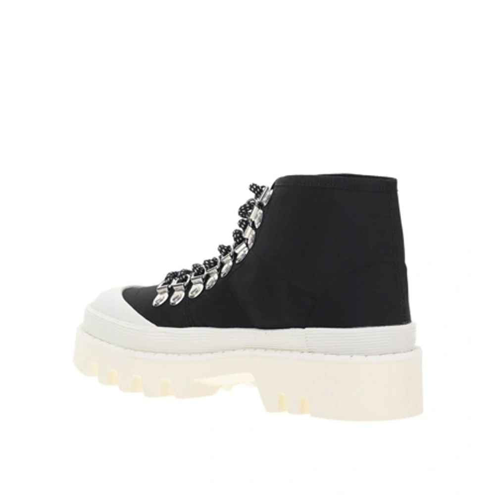 Proenza Schouler Black Canvas Chunky Sneakers