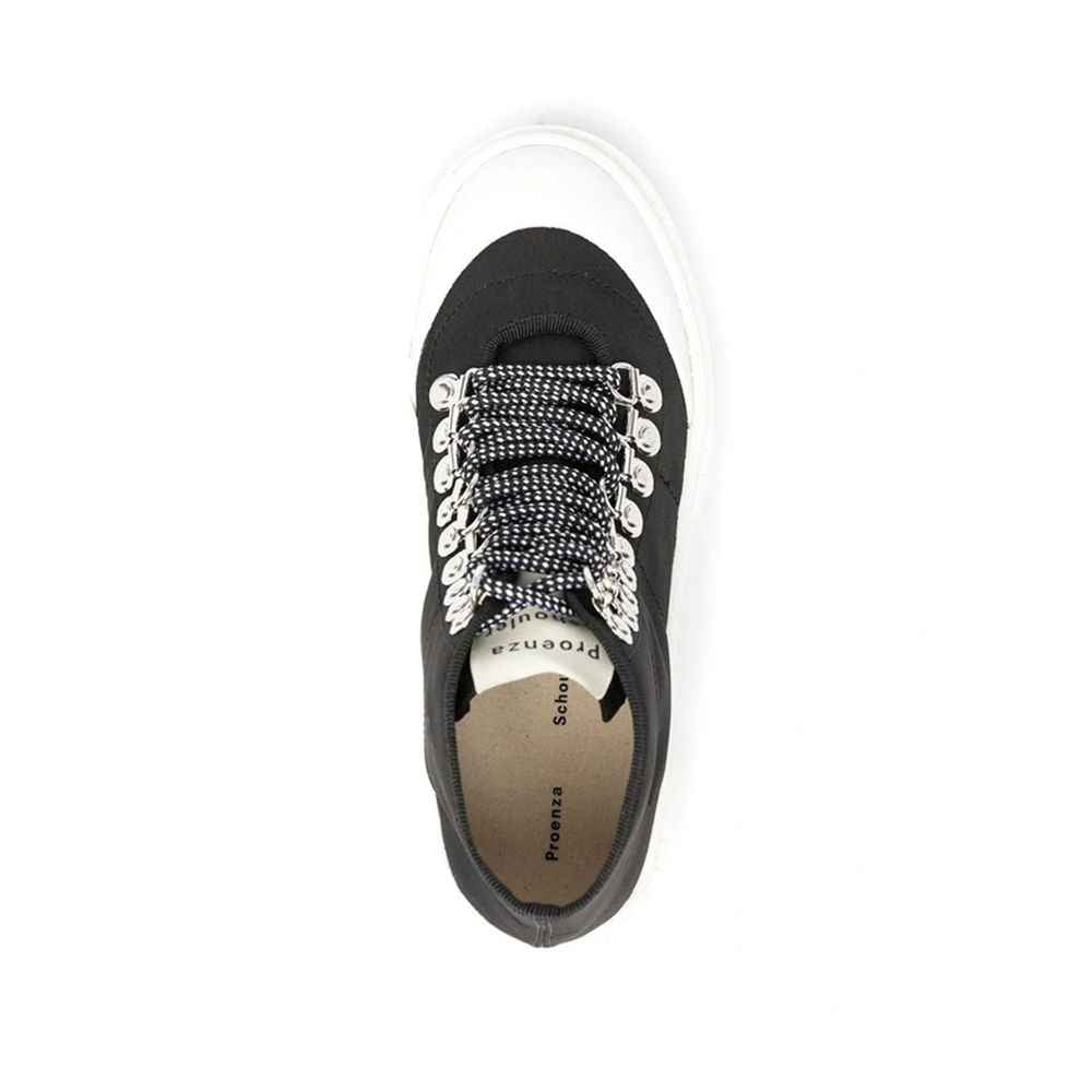 Proenza Schouler Black Canvas Chunky Sneakers