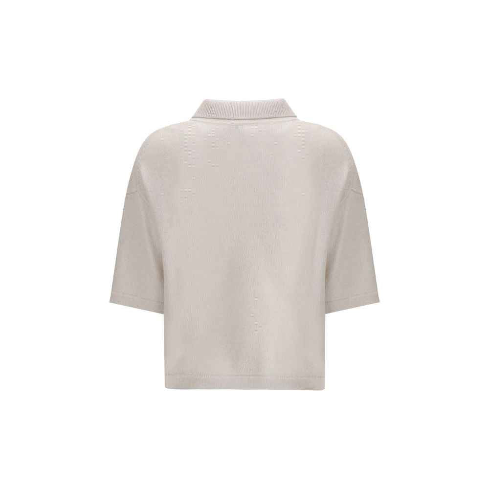 Allude Cream Cashmere Sweatshirt