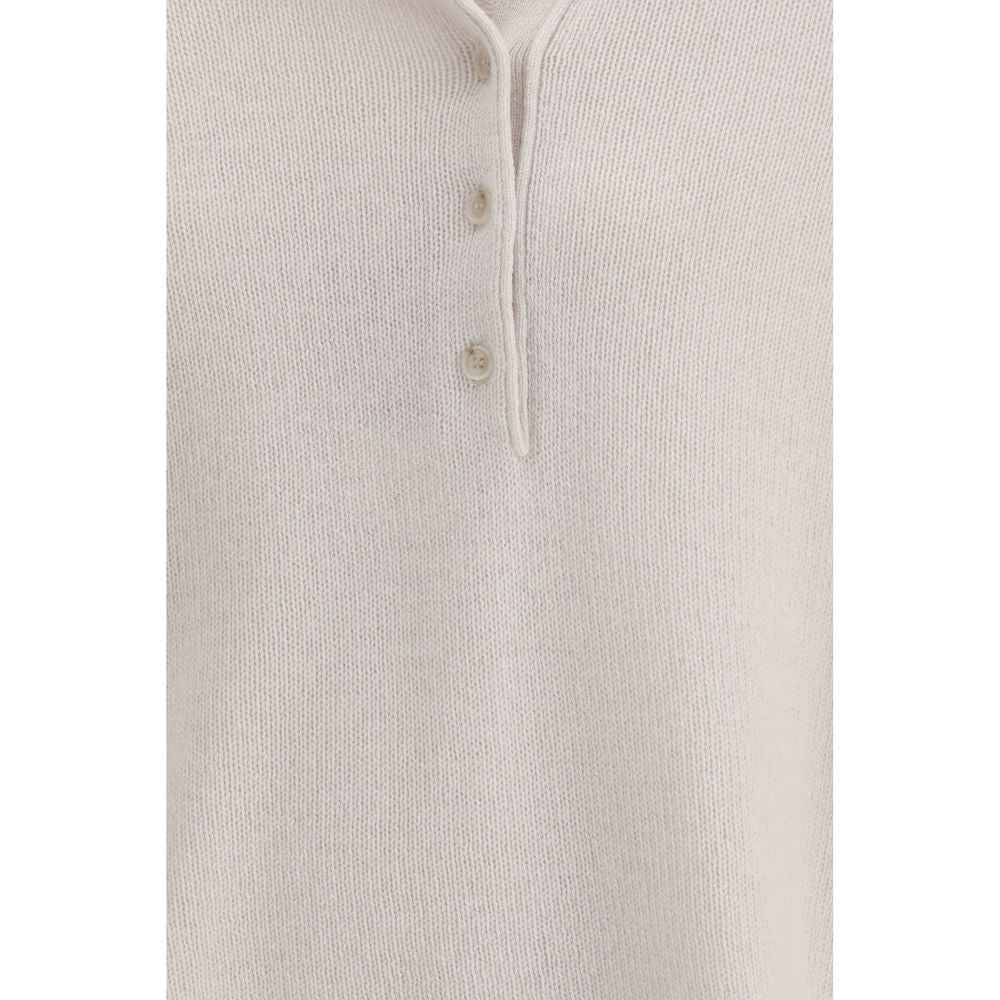 Allude Cream Cashmere Sweatshirt