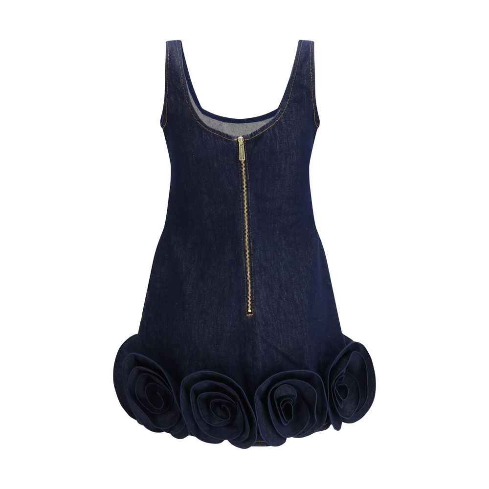 Self-Portrait Blue Cotton Casual Dress