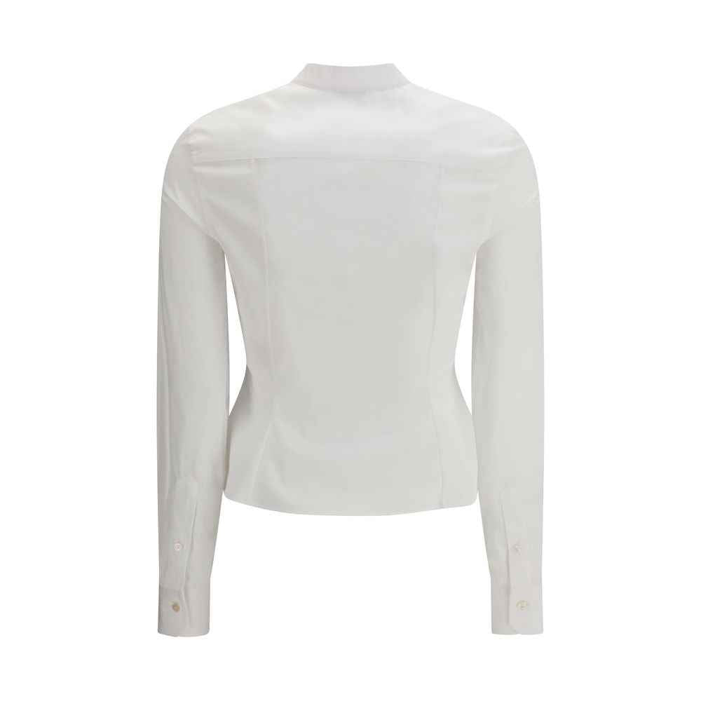 Alexander McQueen White Cotton Dress Shirt