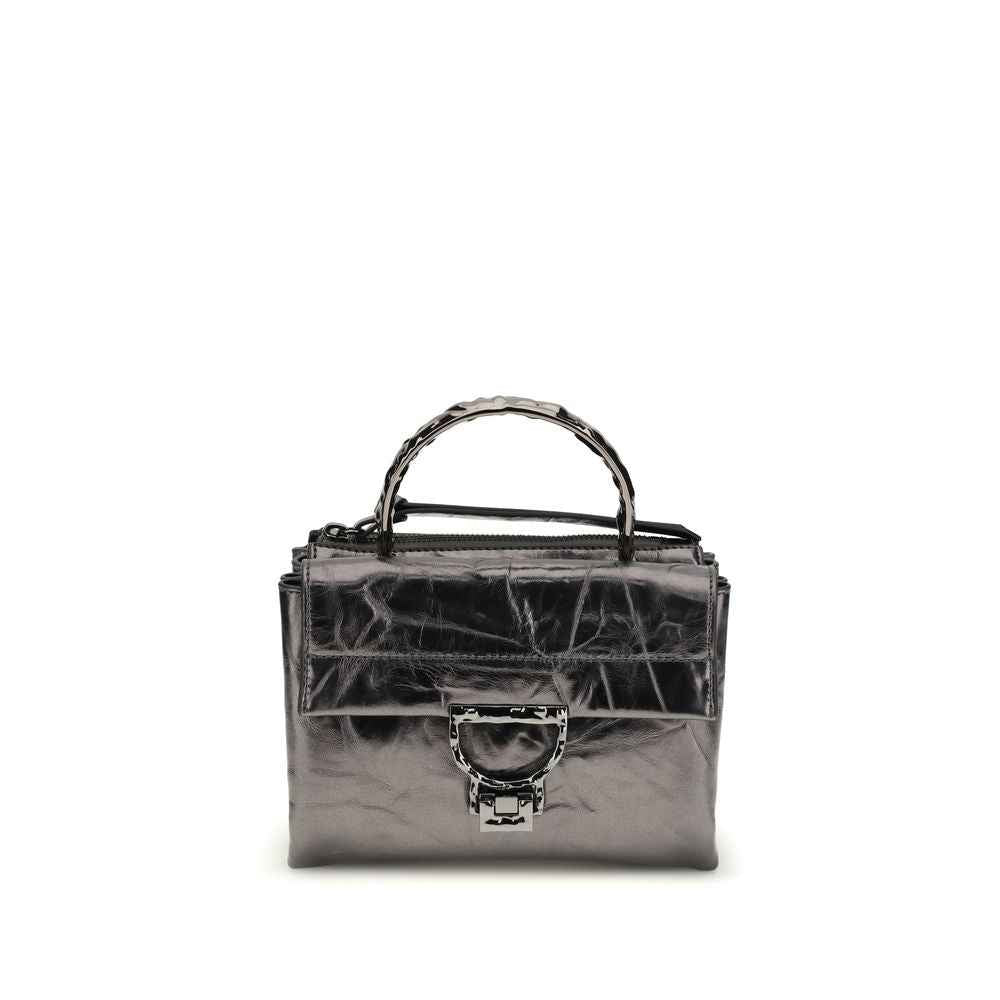 Coccinelle Black Calf Leather Bos Taurus Handbag