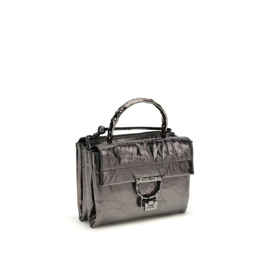 Coccinelle Black Calf Leather Bos Taurus Handbag