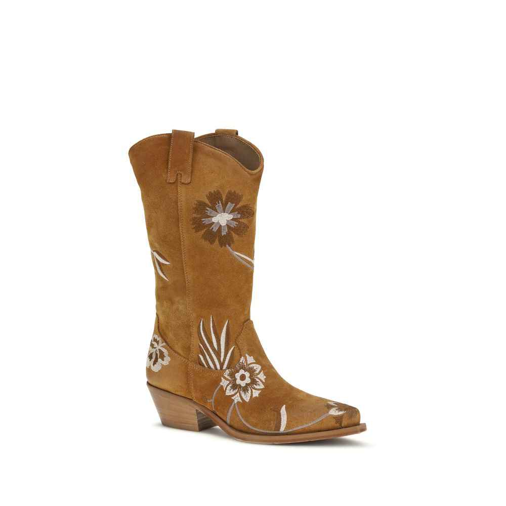 P.A.R.O.S.H. Brown Calf Leather Bos Taurus Shoes