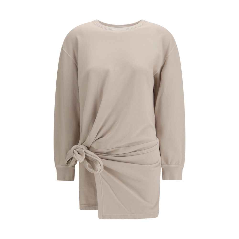 Marant Etoile Beige Cotton Casual Dress