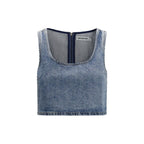 Self-Portrait Blue Denim Shirt