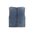 Self-Portrait Blue Denim Shirt