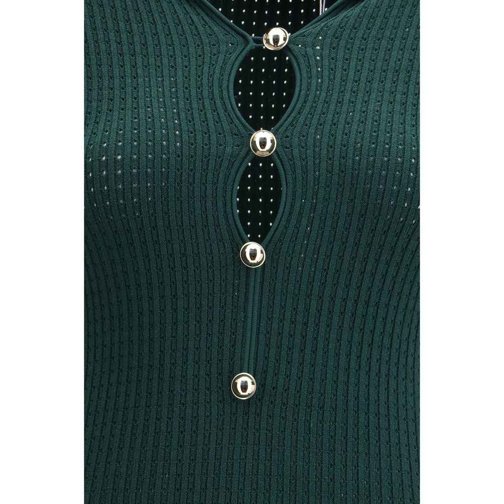 Self-Portrait Bicolor Viscose Casual Dress